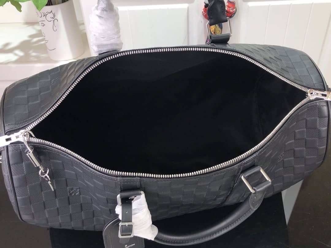 L0vis Vvtt0n Keepall Bandouliere 45 Damier Amphini Boston Leather Bag Replica N41145