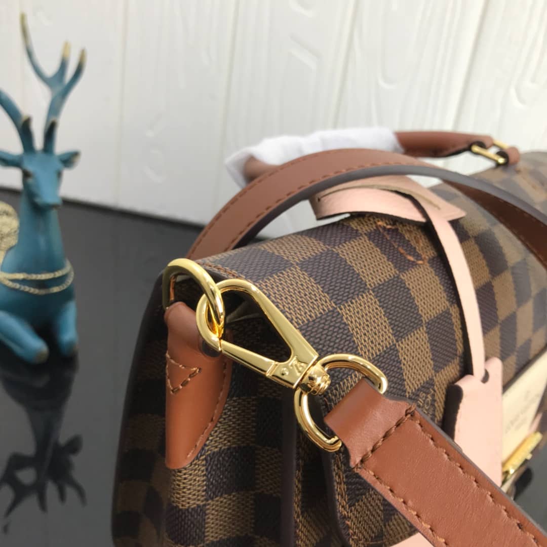 L0vis Vvtt0n Damier Canvas Trendy Replica Crossbody Bag Pink N40146