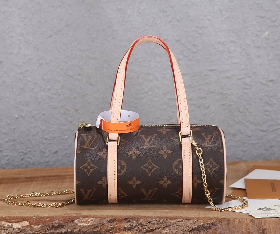 L0vis Vvtt0n Monogram Canvas Vintage Papillon 20 Replica Bag M51384