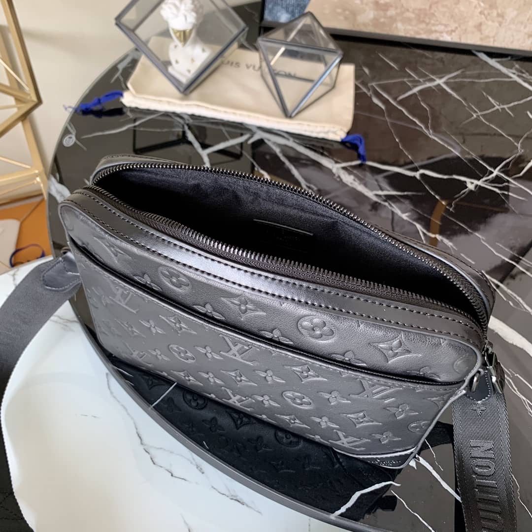 L0vis Vvtt0n Monogram Shadow Duo Leather Crossbody Bag Replica M69827