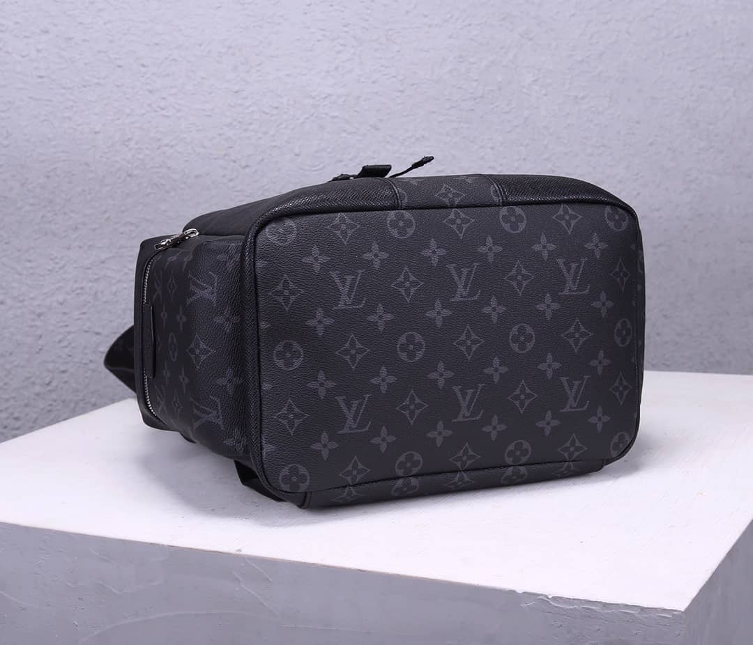 LV Backpack Replica Taiga Leather Outdoor Black M30417