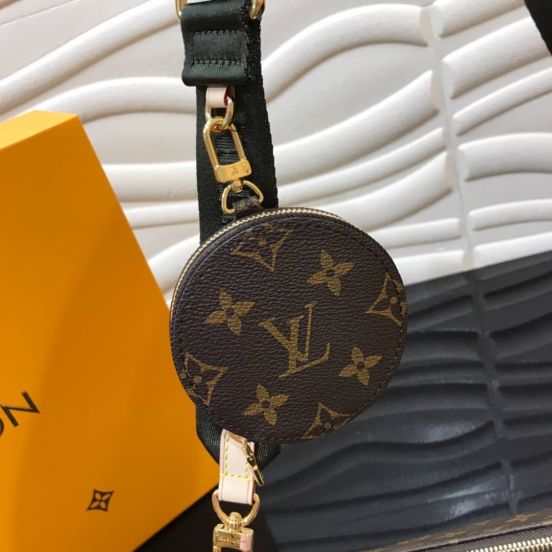 L0vis Vvtt0n Monogram Canvas Multi Pochette Replica Green M44823