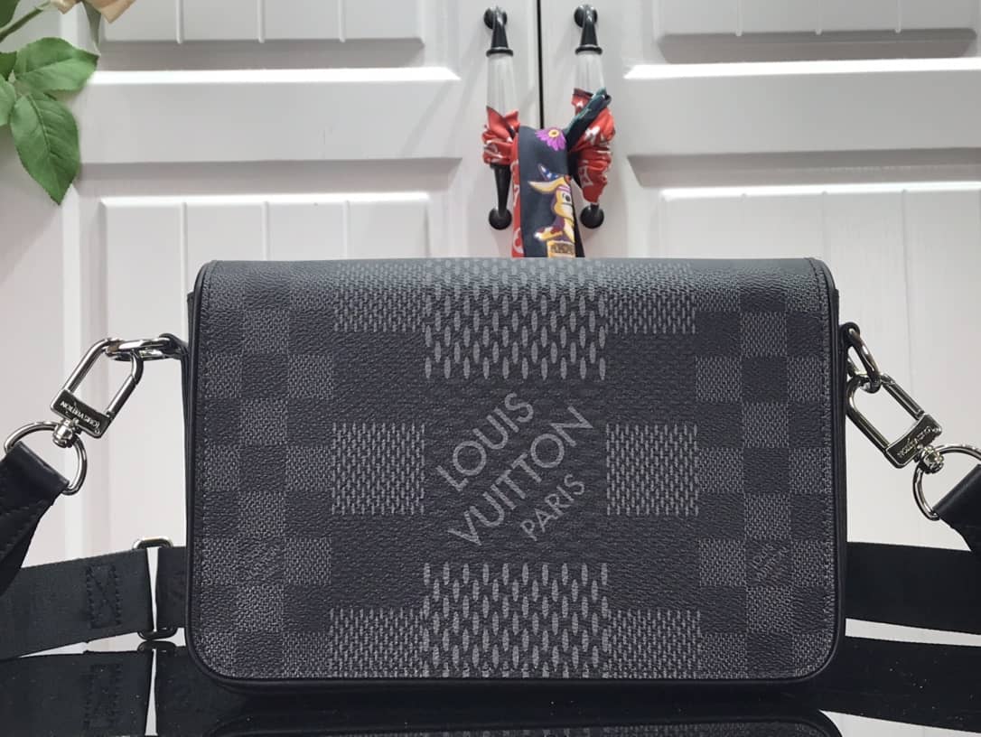 L0vis Vvtt0n Studio Damier Messenger Bag Replica Black N50013