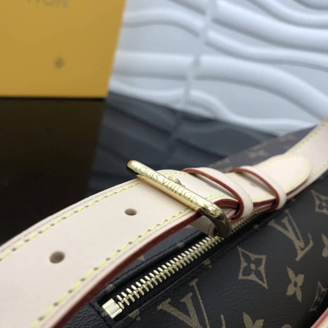 LV Bum Bag Dupe New Monogram  Crossbody Bag Brown M43644