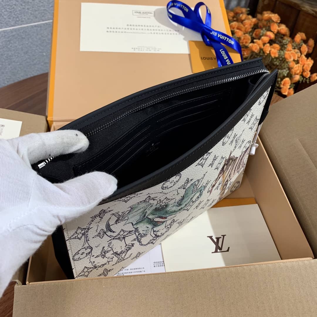 L0vis Vvtt0n Monogram Savane Canvas Replica Pochette Voyage M66929