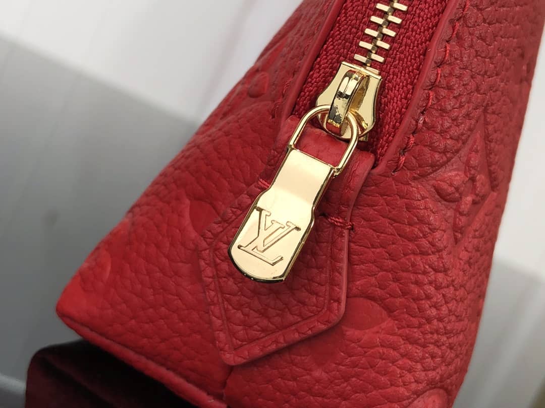 L0vis Vvtt0n Pochette Dupe Monogram Cosmetic Pouch  Red M47515