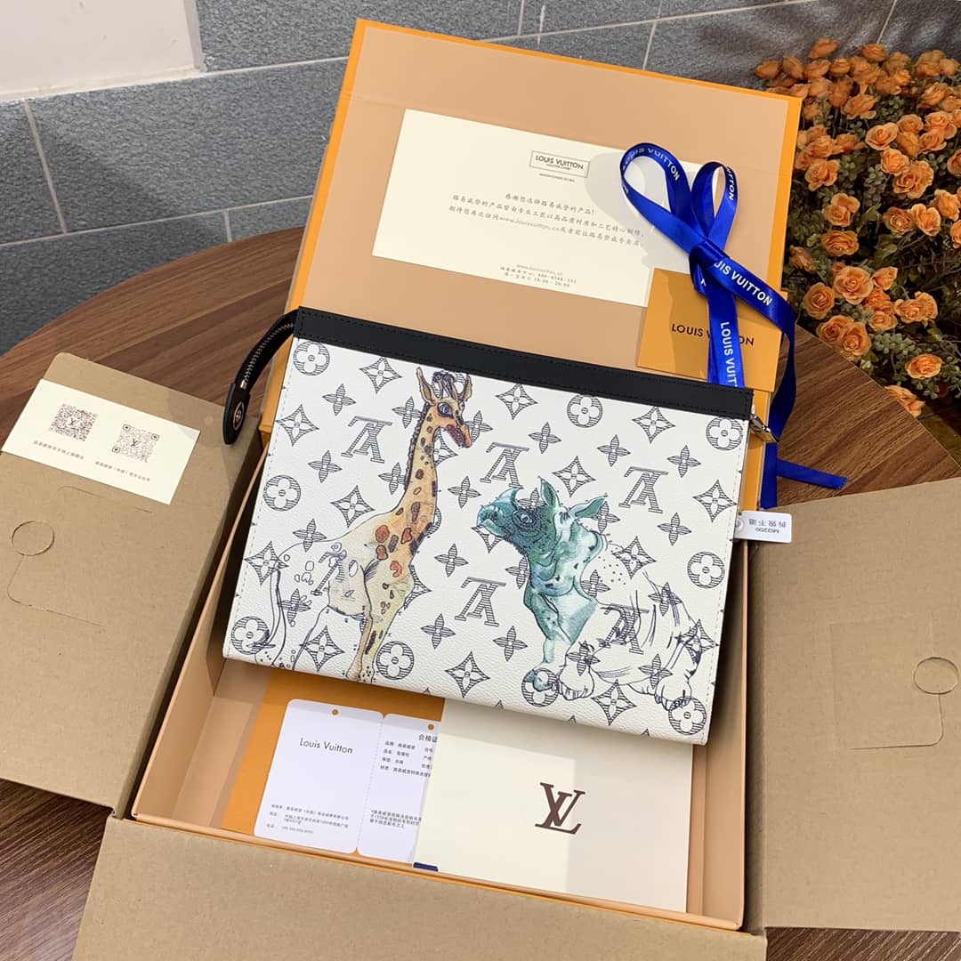 L0vis Vvtt0n Monogram Savane Canvas Replica Pochette Voyage M66929