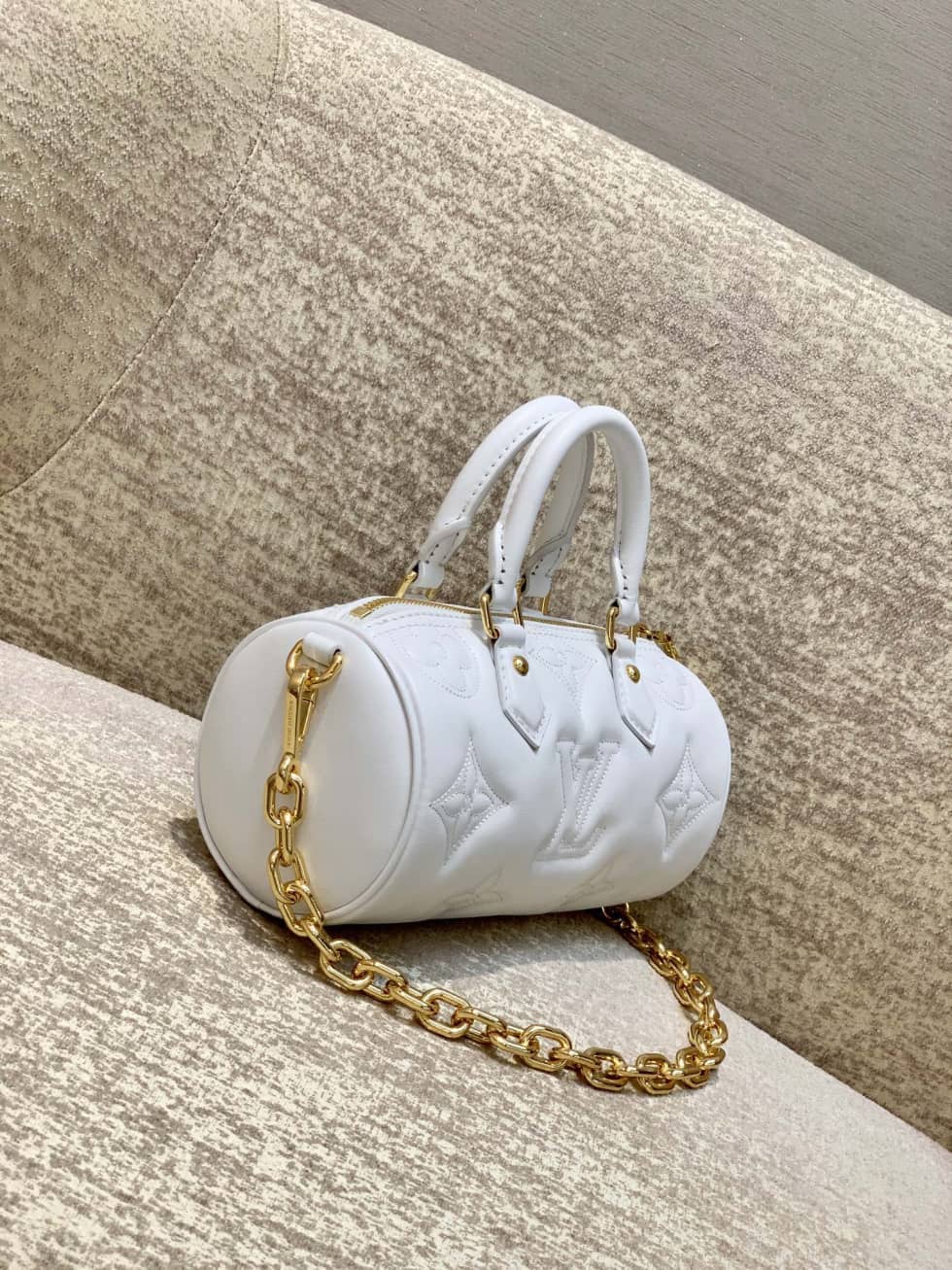 L0vis Vvtt0n Papillon BB White M59826 Replica Shoulder Bag