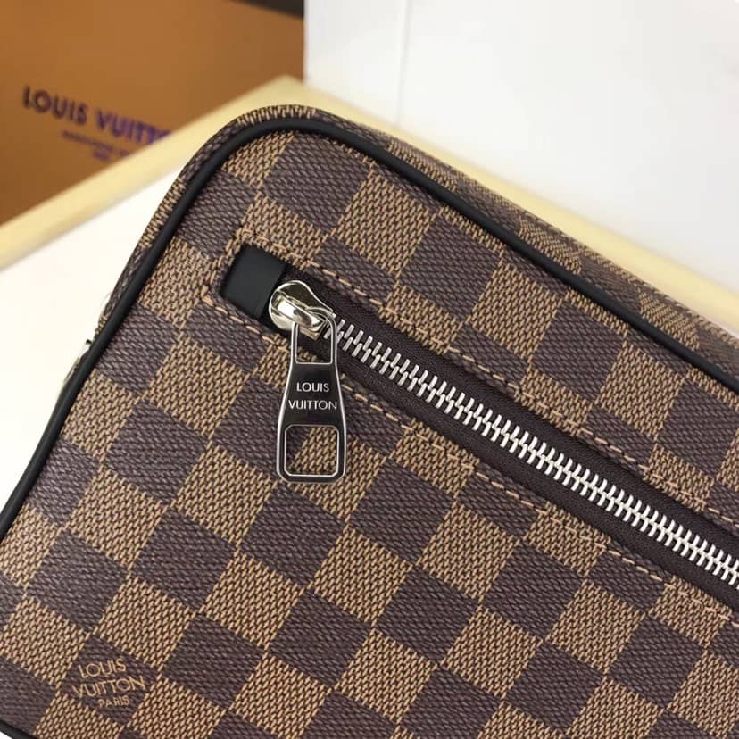 L0vis Vvtt0n Kasai Clutch Damier Ebene Canvas Replica N41663