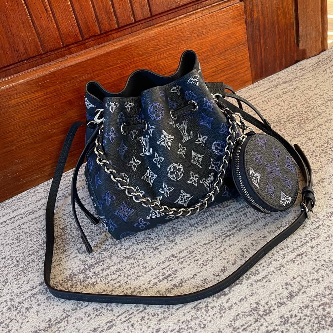 L0vis Vvtt0n Bella Mahina Blue M59552 Replica Bucket Bag