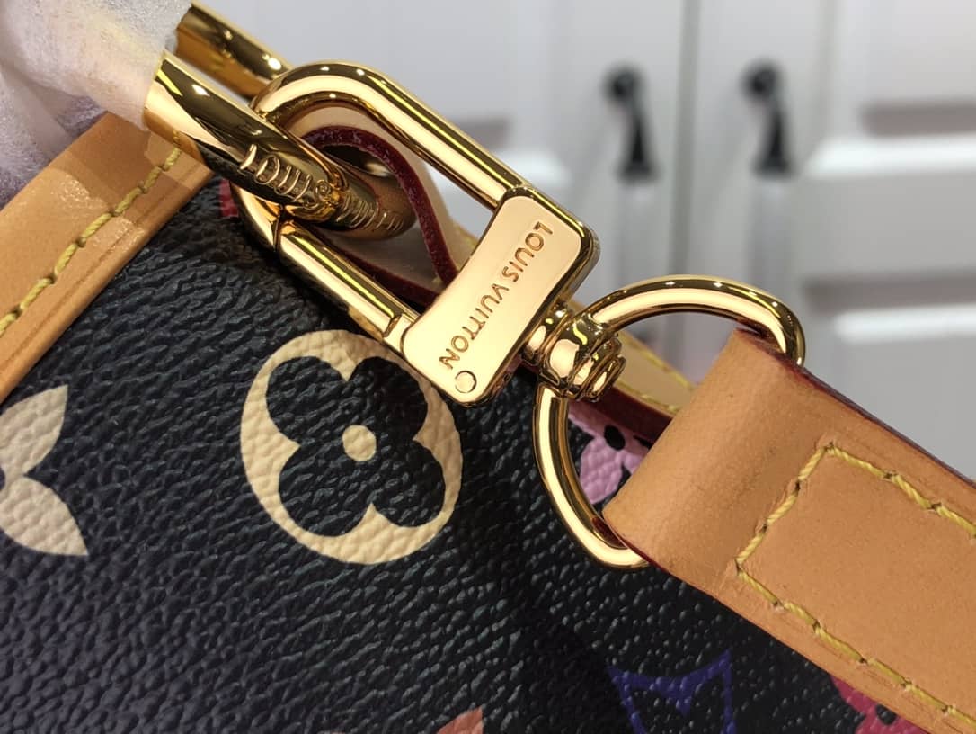 L0vis Vvtt0n Delightful PM Monogram Multicolor Shoulder Bag Replica Black M40352