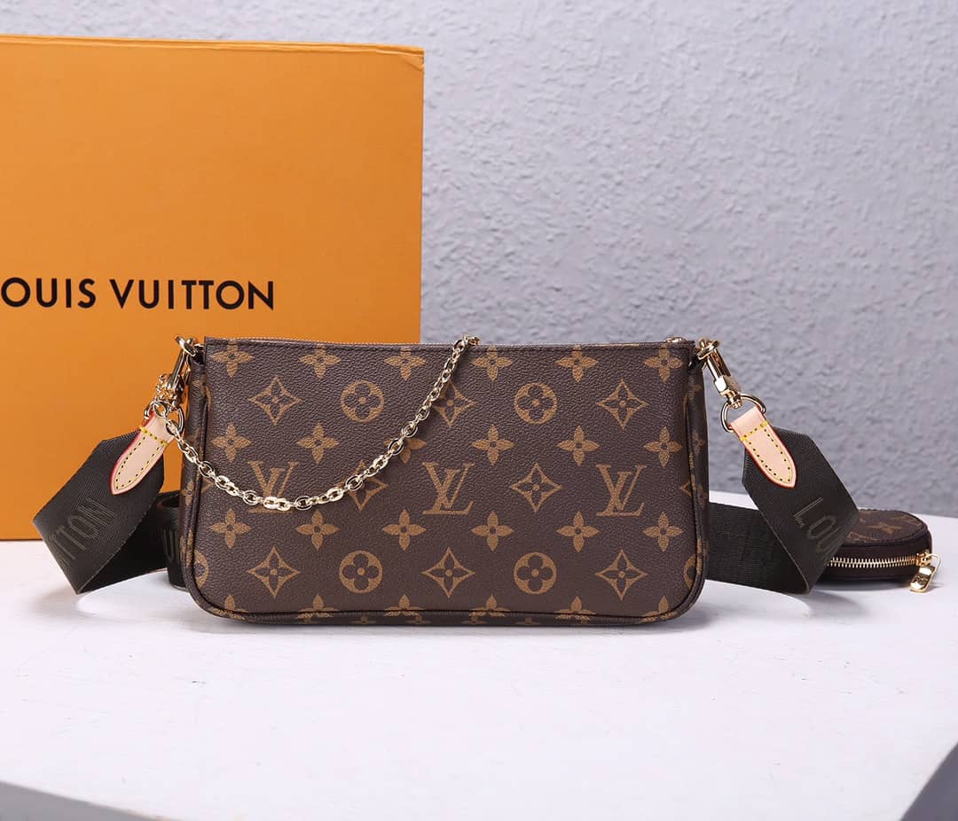 L0vis Vvtt0n Multi Pochette Accessoires Replica Crossbody Bag Black M44840