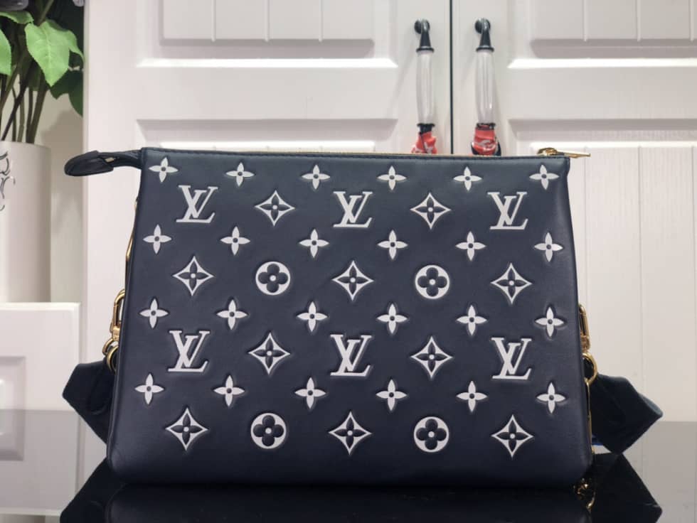 Best Replica L0vis Vvtt0n Monogram Embossed Coussin PM M59398 Replica Shoulder Bag(ColaReps)