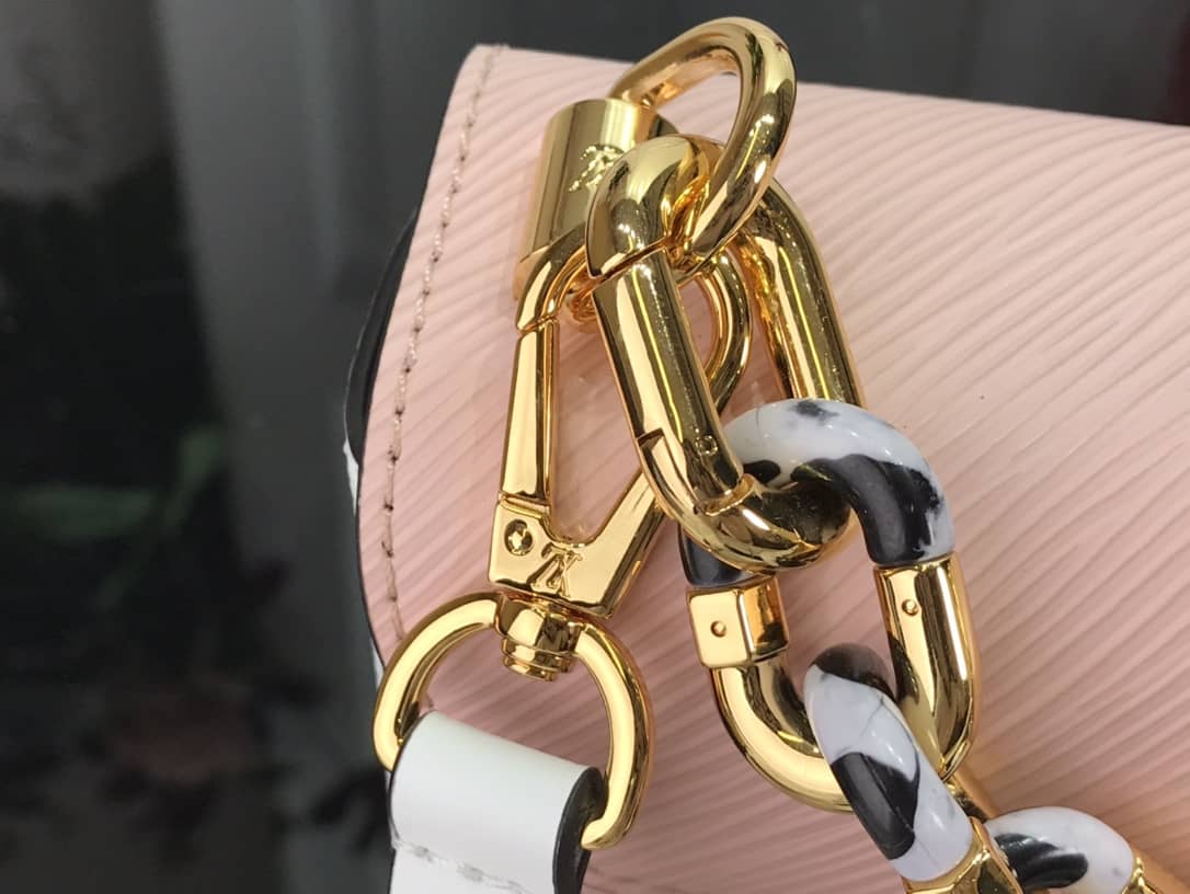 L0vis Vvtt0n Monogram 2Way Leather Twist Replica Handbag Pink M58526