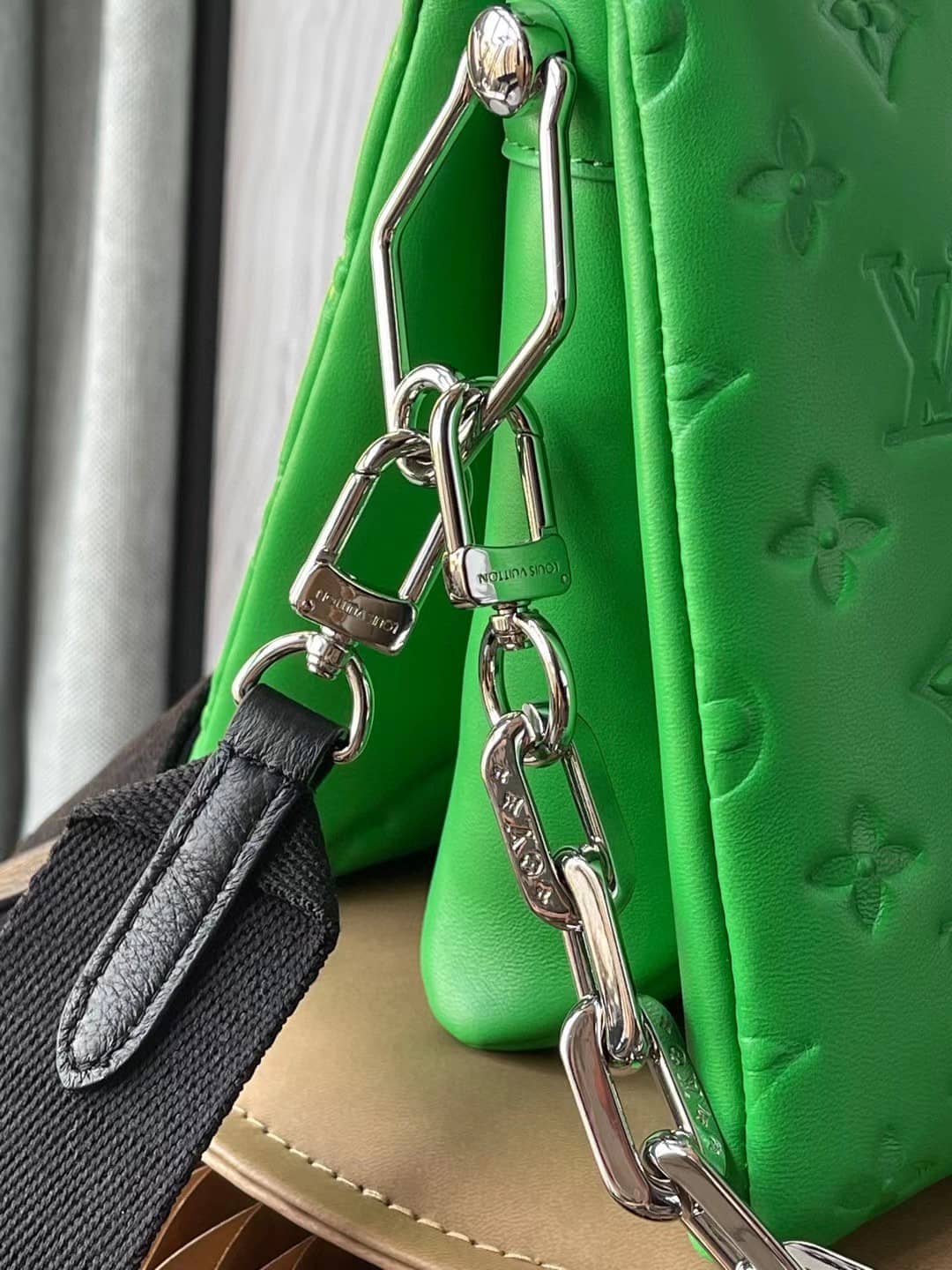 L0vis Vvtt0n Coussin PM Green M57936 Replica Shoulder Bag