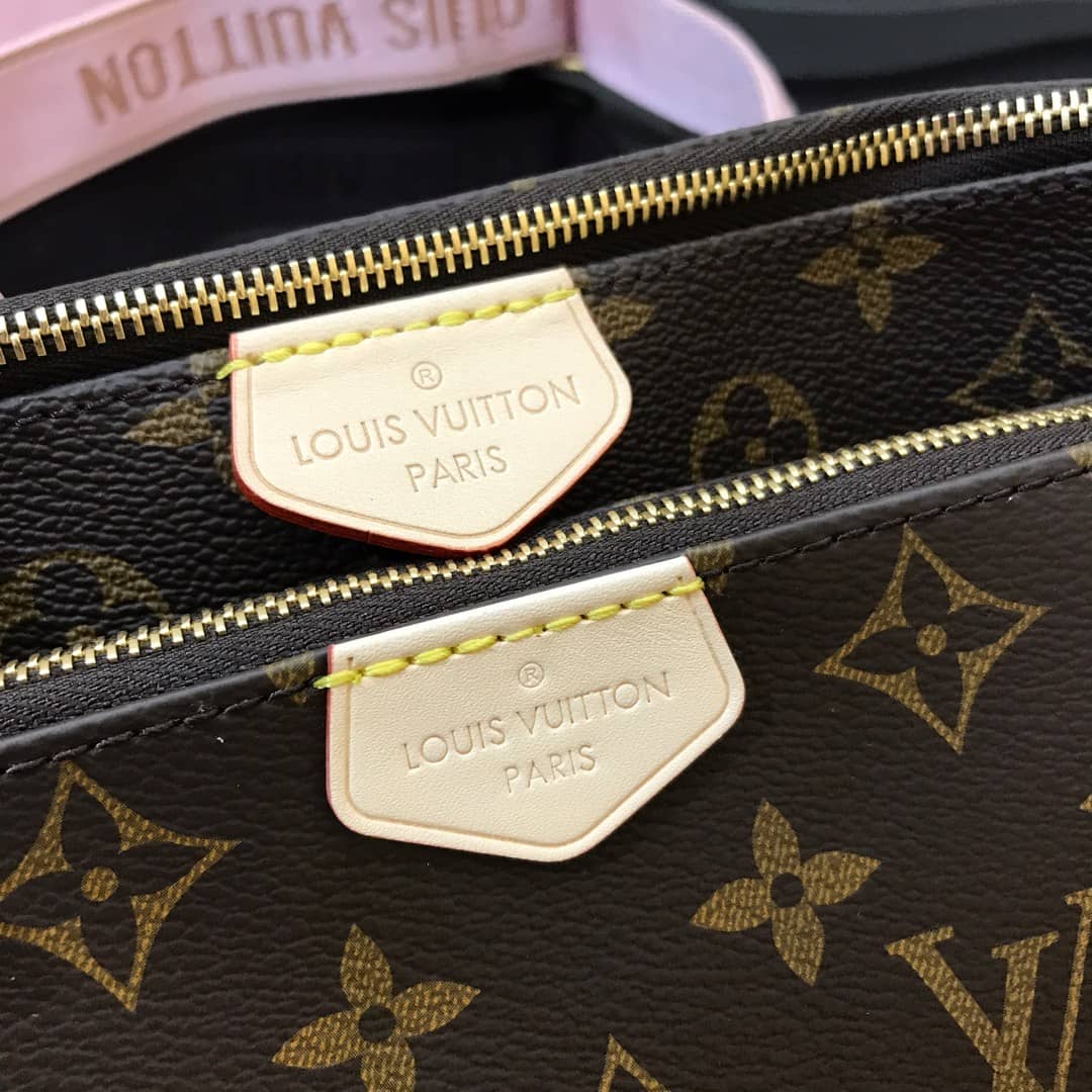 L0vis Vvtt0n Monogram Canvas Multi Pochette Replica Pink M44823