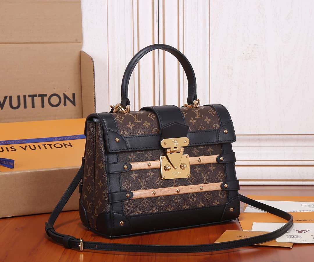 L0vis Vvtt0n Trianon PM With Wooden Trim Monogram Canvas Replica Bag M45908