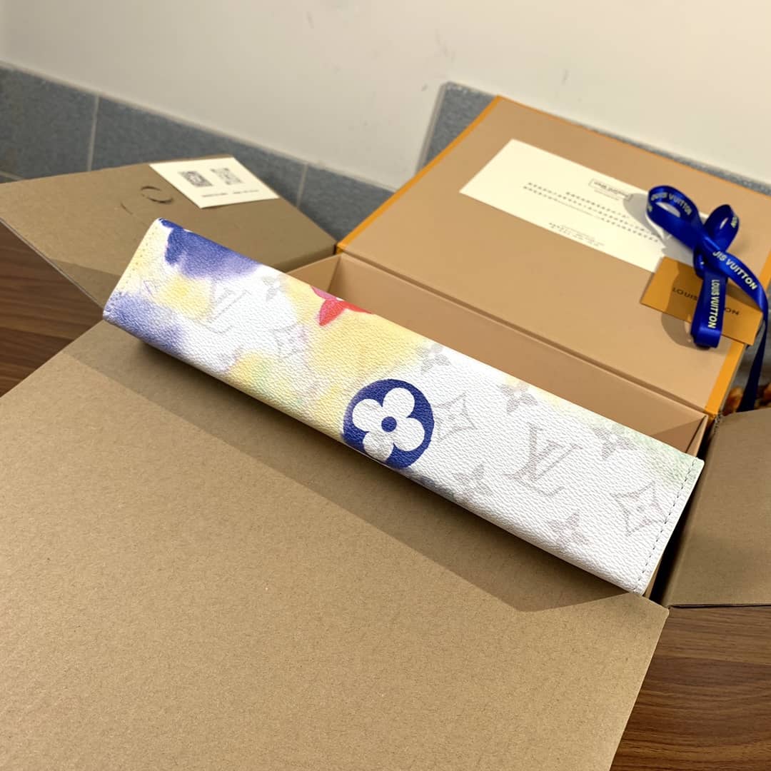 L0vis Vvtt0n Pochette Voyage Monogram Watercolor Replica Clutch Multicolor M80460