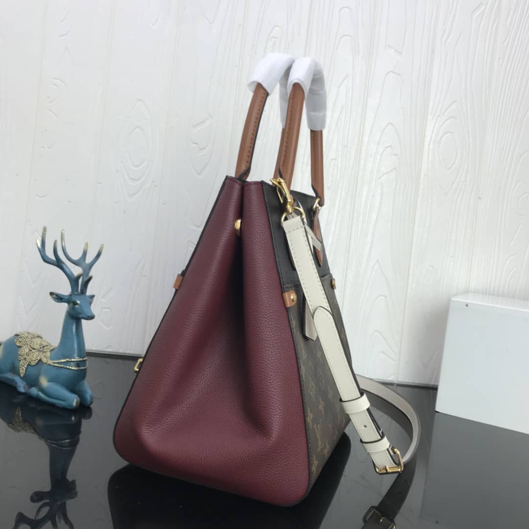 L0vis Vvtt0n Monogram Fold MM 2way Tote Replica Black M45409