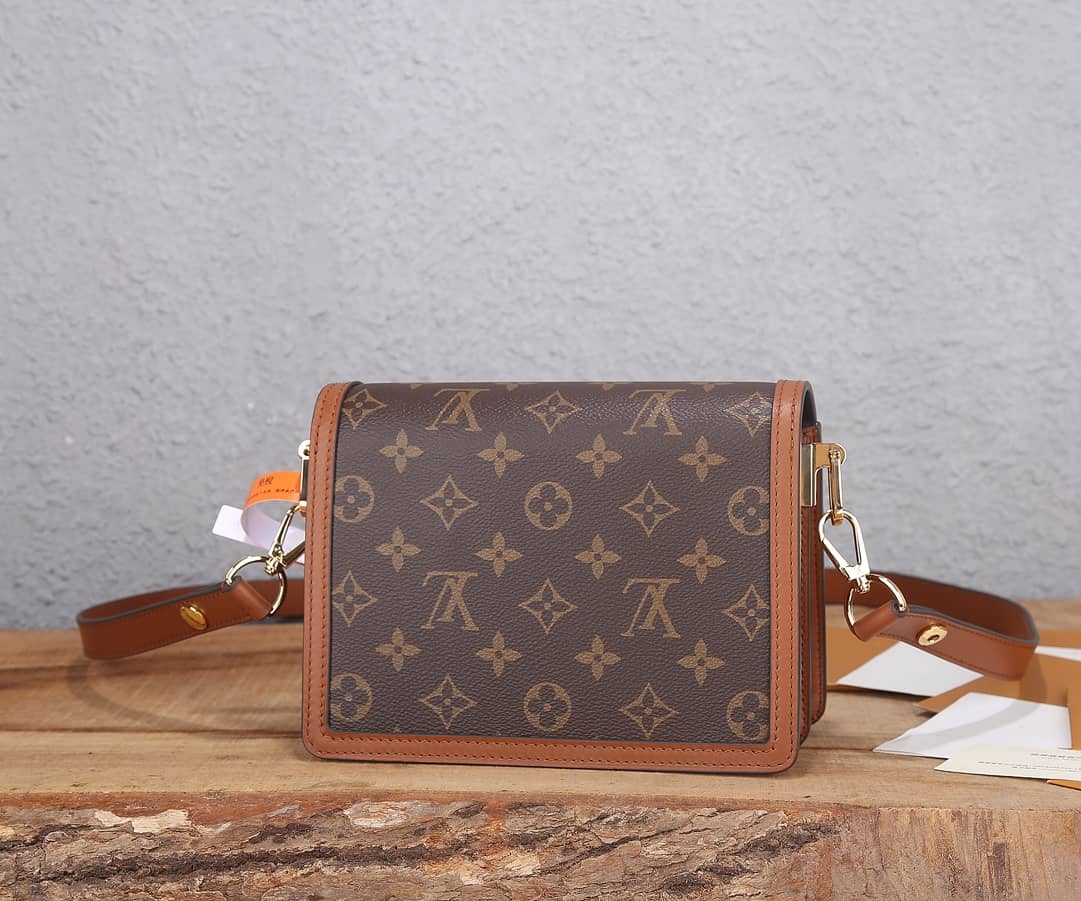 L0vis Vvtt0n Dauphine Mini Monogram Replica Crossbody Bag Brown M44580