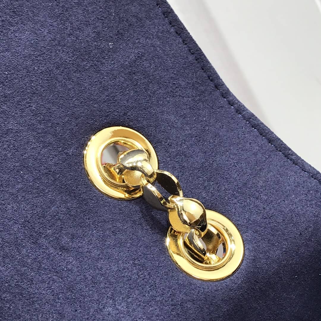 L0vis Vvtt0n Monogram Canvas Victoire Chain Bag Replica Blue M41731