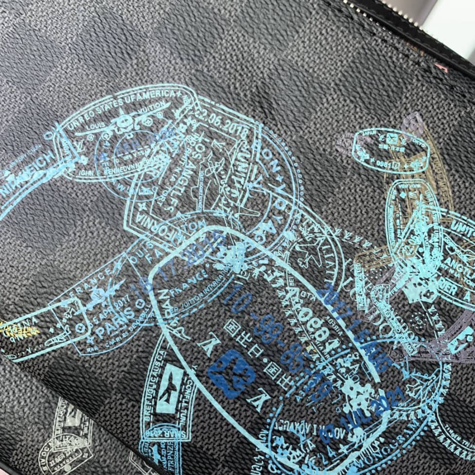 L0vis Vvtt0n Trio Damier Graphite N58040 Replica Messenger Bag