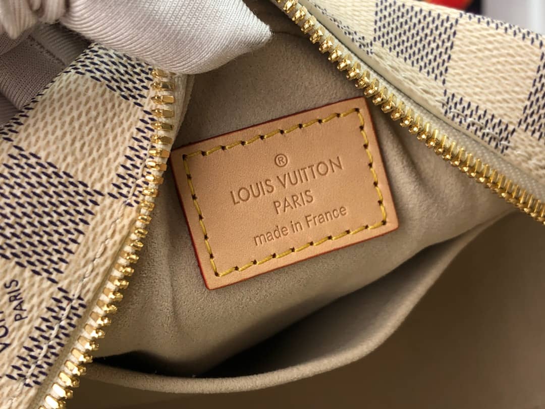 L0vis Vvtt0n Damier Azur Boite Chapeau Souple PM Replica N40333