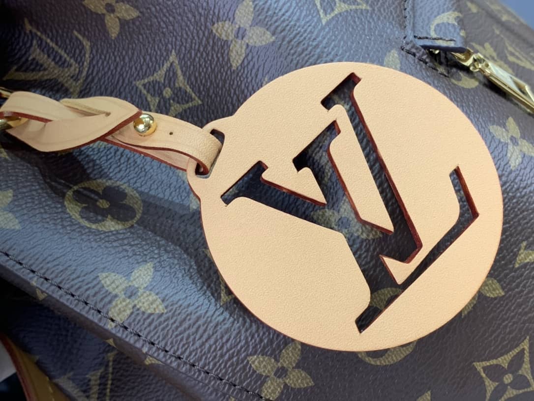 L0vis Vvtt0n Ann Platt Montsouris PM Noir Leather Replica Backpack Brown M45205