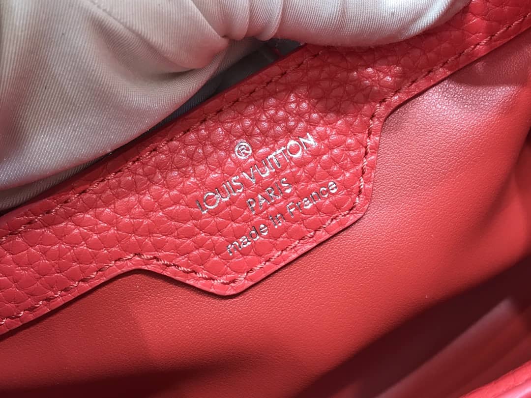 L0vis Vvtt0n Capucines Mini Taurillon Leather Replica Bag Red M57520