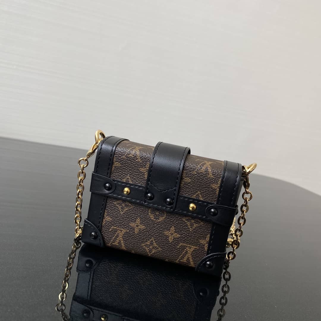 LV 7 Star AAA+ Petite Malle Box Chain Shoulder Bag