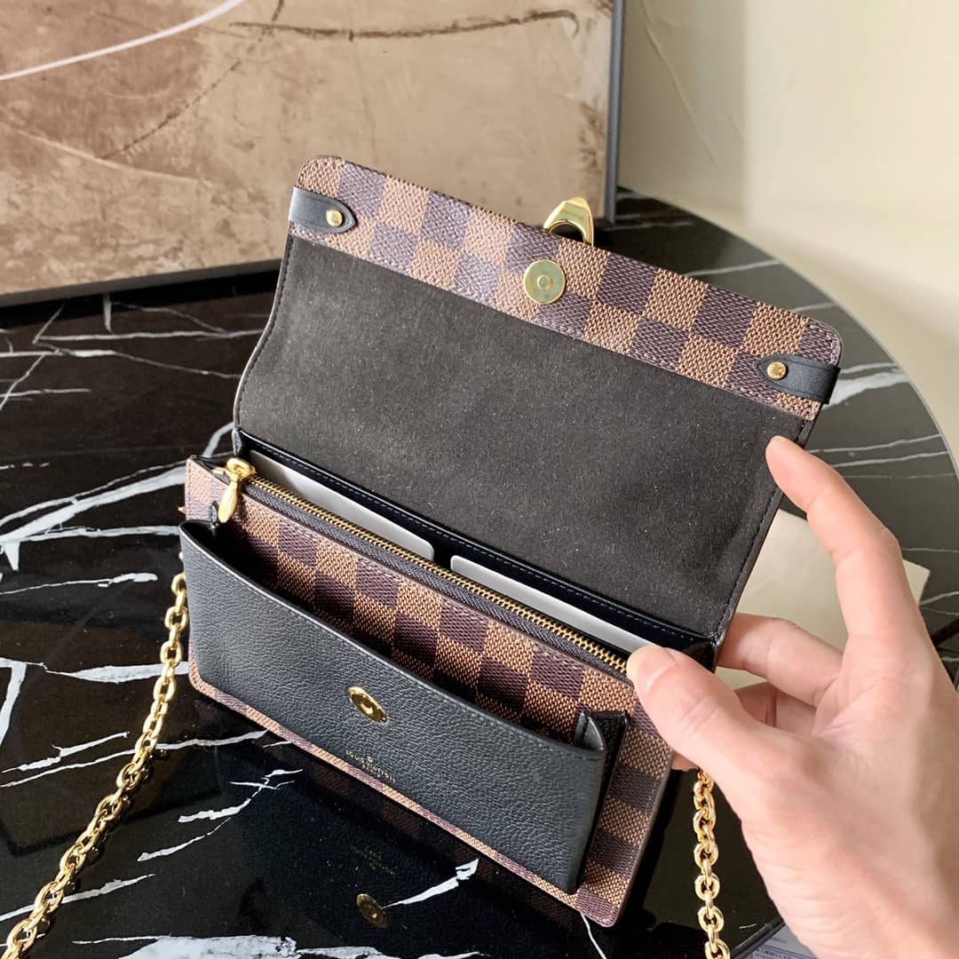 L0vis Vvtt0n Vavin Chain Wallet Replica Bag Black N60221