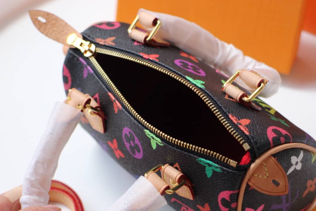 LV Duffle Bag Replica Monogram Multi Mini Speedy M92645