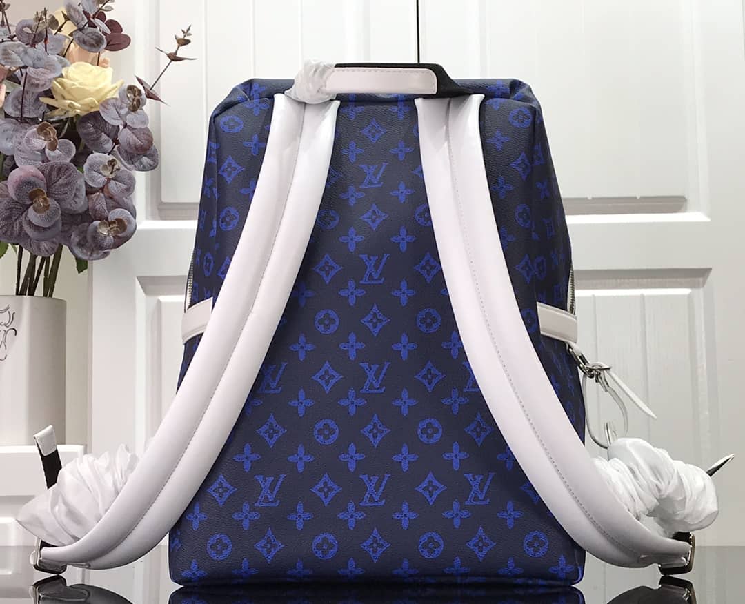 L0vis Vvtt0n Monogram Reverse Canvas Carry It Replica Backpack Blue M46118