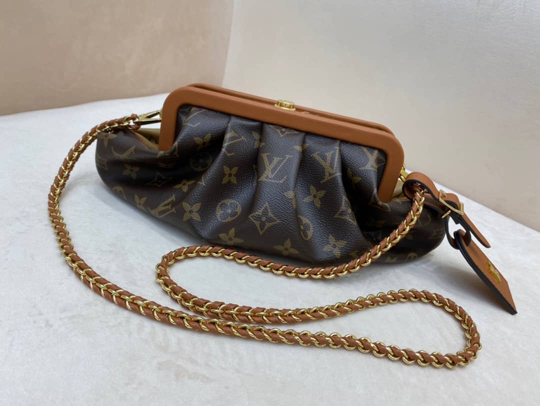 L0vis Vvtt0n Monogram Canvas Boursicot EW Replica Bag Brown M45229