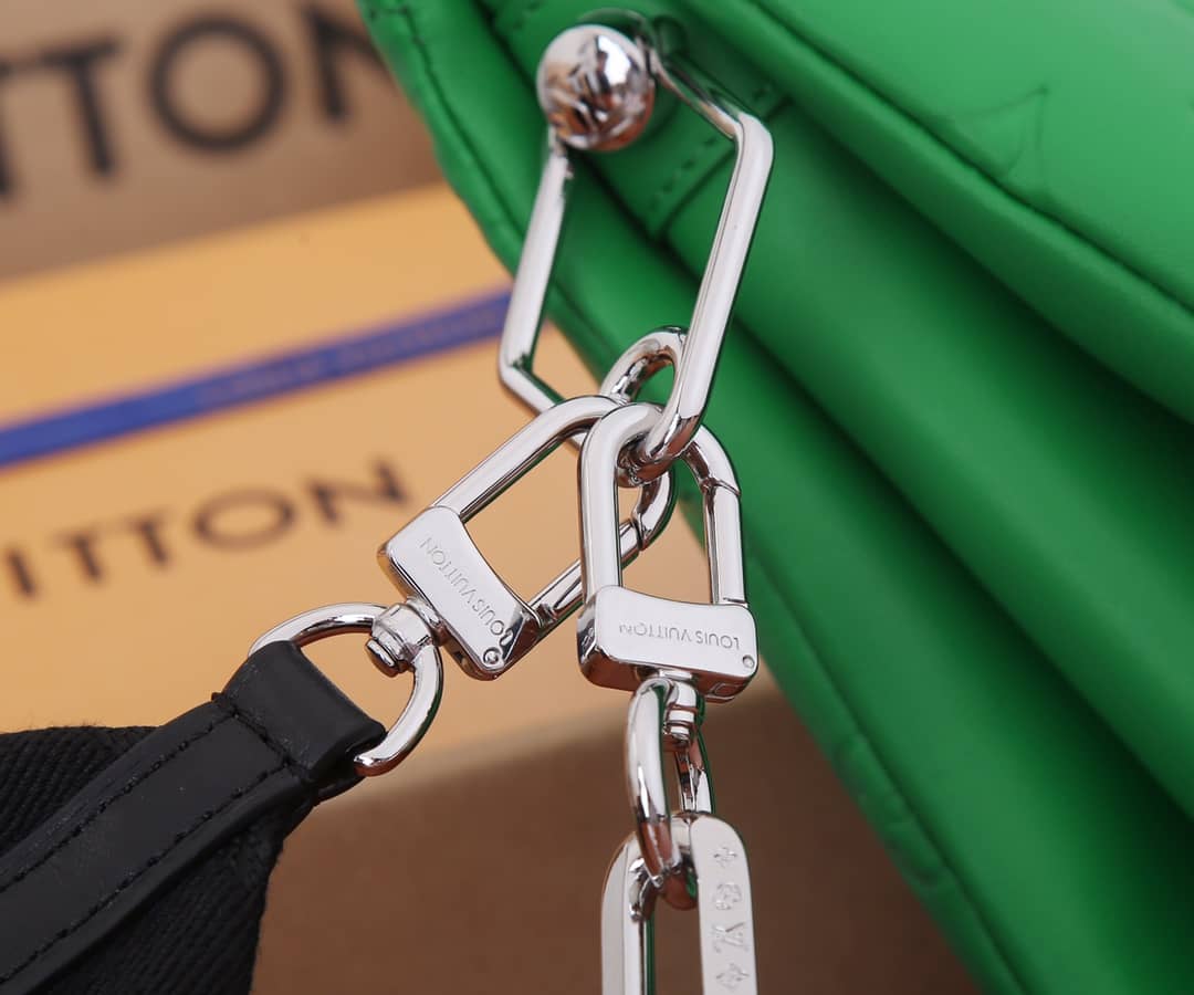 L0vis Vvtt0n Coussin PM Monogram Embossed Replica Crossbody Bag Green M57790