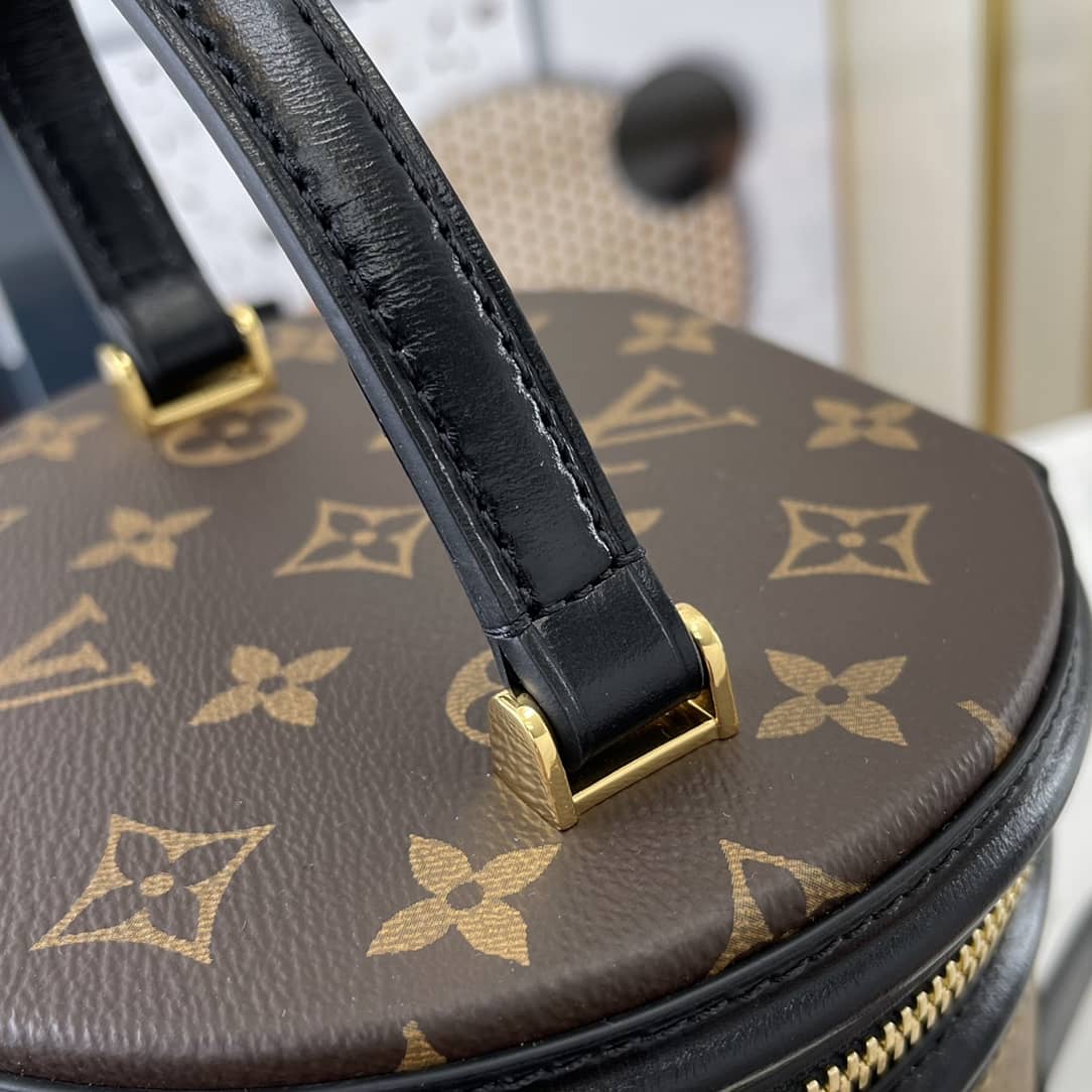 L0vis Vvtt0n Cannes Monogram Reverse Womens Vanity Bag Replica Yellow M43986