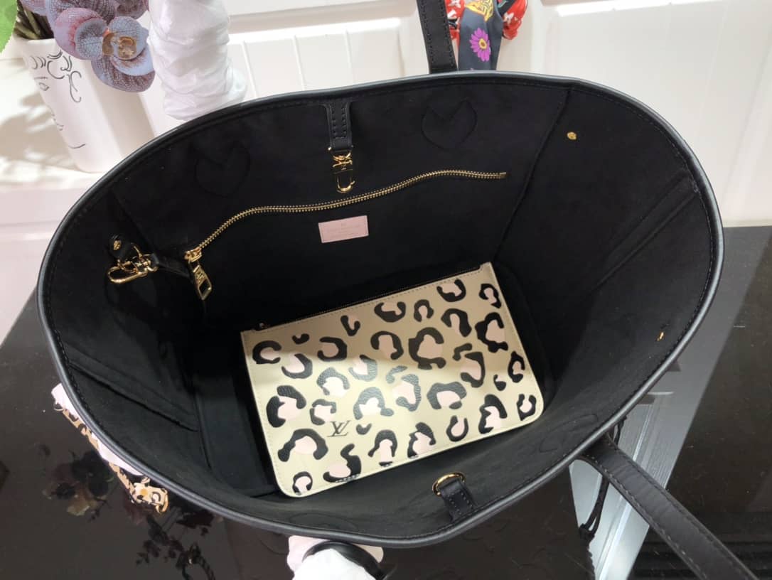 L0vis Vvtt0n Neverfull Dupe MM Monogram Empreinte Medium Bag Replica Beige M45856