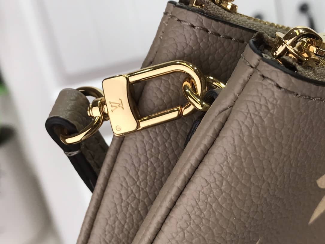 L0vis Vvtt0n Double Zip Monogram Empreinte Leather Replica Pochette M80084