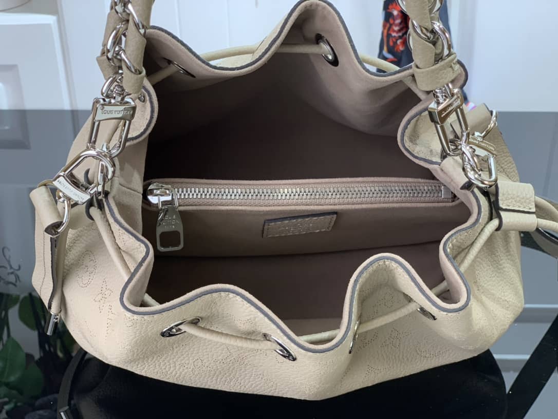 L0vis Vvtt0n Bella Mahina Magnolia Leather Replica Bag M57068 Gray