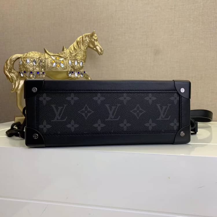 L0vis Vvtt0n x Virgil Abloh Monogram Soft Trunk Replica Black M44478