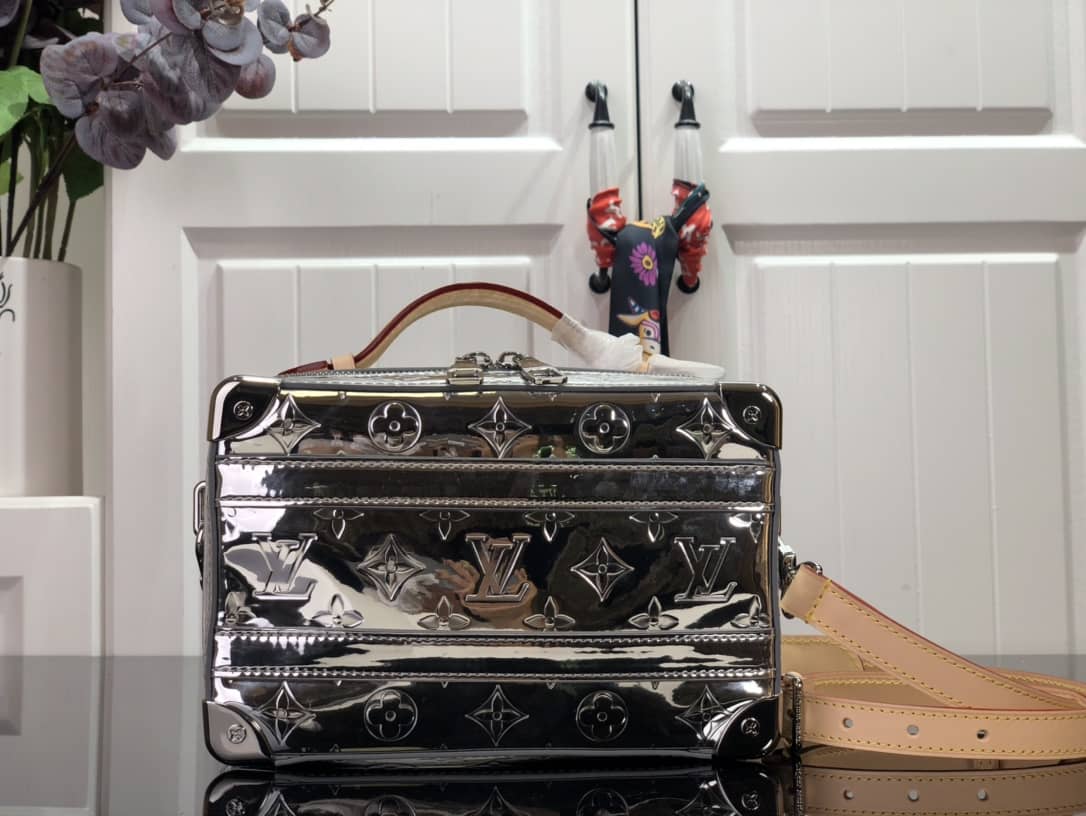 L0vis Vvtt0n Mirror Handle Trunk Replica Shoulder Crossbody Bag