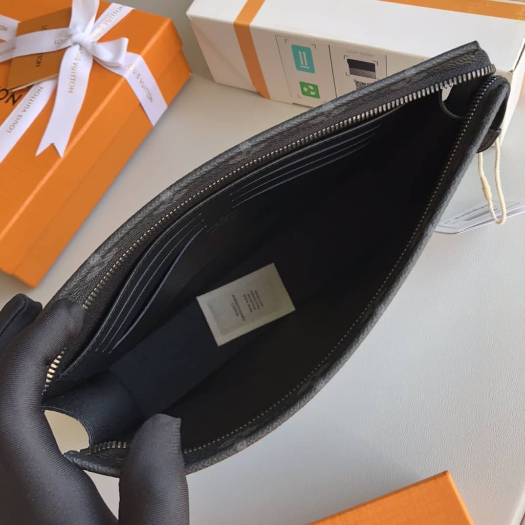 L0vis Vvtt0n Voyage MM Monogram Replica Pochette Black Gray M63039