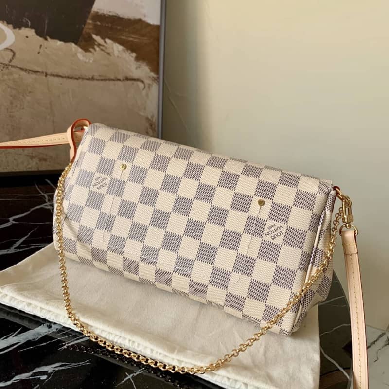 L0vis Vvtt0n Favorite PM Demier Azur Chain Replica Handbag N41277