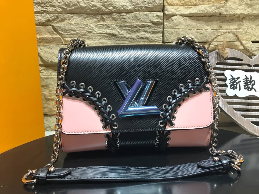 L0vis Vvtt0n Replica Twist MM Epi Leather Bag Pink