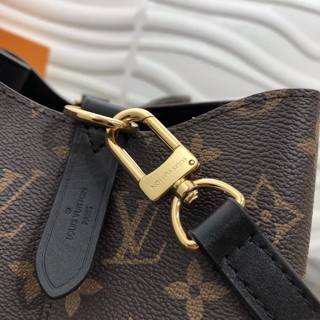 L0vis Vvtt0n Neonoe Replica Bucket Bag Brown Black M44020