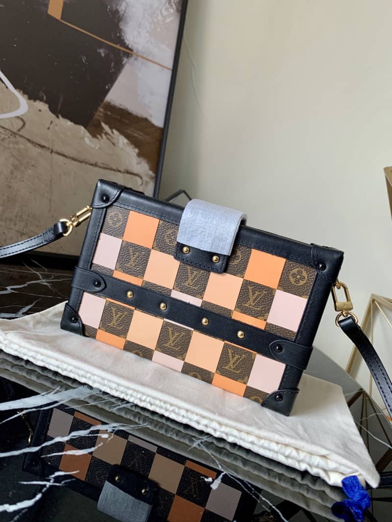 L0vis Vvtt0n Petite Malle Damier Monogram Canvas Replica Box M55519