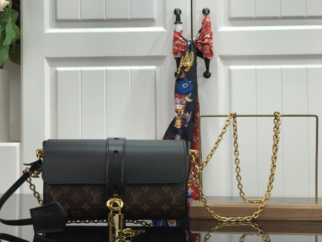 L0vis Vvtt0n Replica Glasses Case Epi Monogram Black M43903