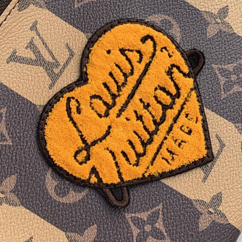 L0vis Vvtt0n x Nigo Trio Monogram Stripes Brown M45965 Replica Messenger Bag