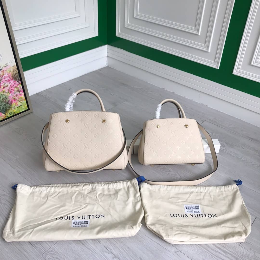 L0vis Vvtt0n Monogram Montaigne MM Shoulder Bag Replica White M41048