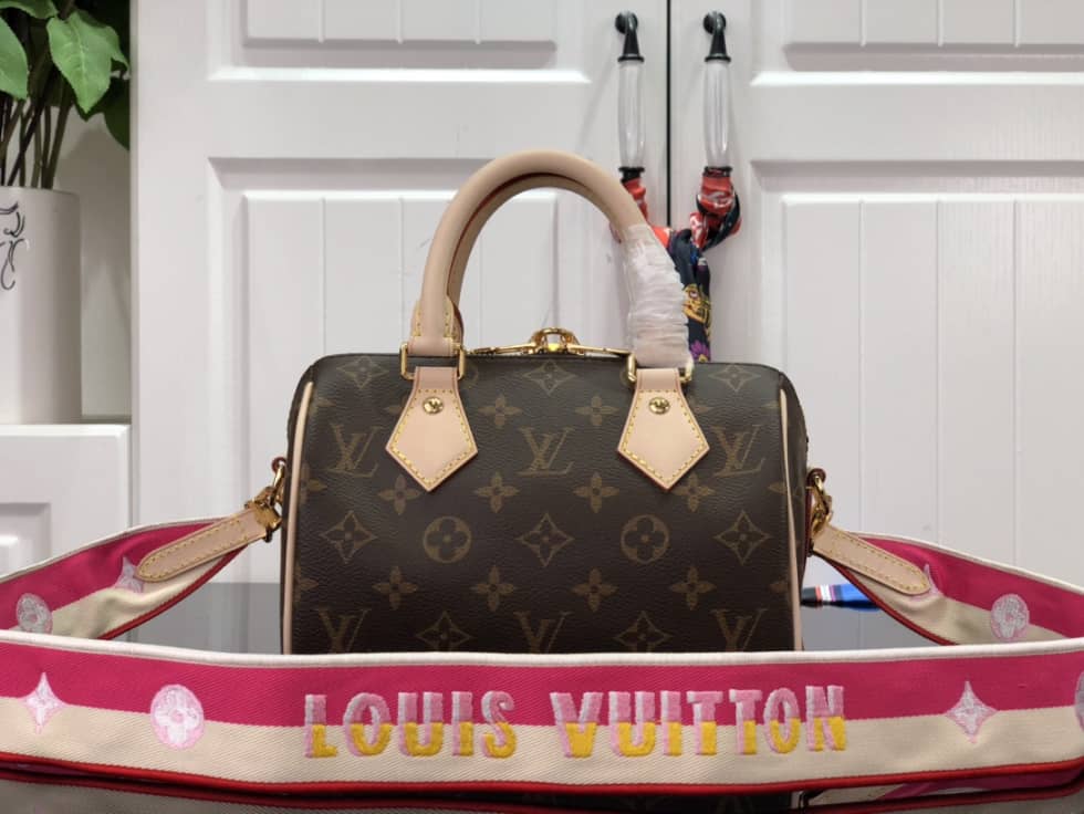 L0vis Vvtt0n Crossbody Dupe Monogram Canvas Speedy 20 Red M45957